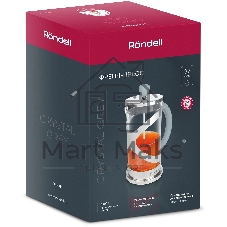 Френч-пресс0,6 л Rondell 838-RDS Crystal Grey