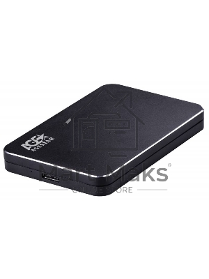 Внешний корпус для HDD AgeStar 3UB2A18 SATA алюминий черный 2.5