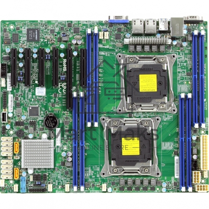Серверная материнская плата Supermicro MBD-X10DRL-i-B, сокет LGA 2011-v3, Intel C612, 8xDDR4, 4xPCIe 3.0, 1xPCIe x16, 3xPCIe x8, 10xSATA, 2xGigabit Ethernet, 24+8+8 pin, ATX