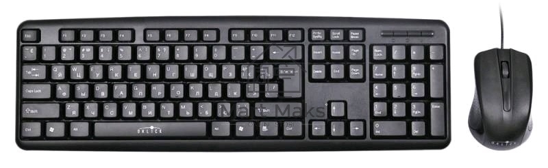 Клавиатура + мышь Oklick 600M black USB