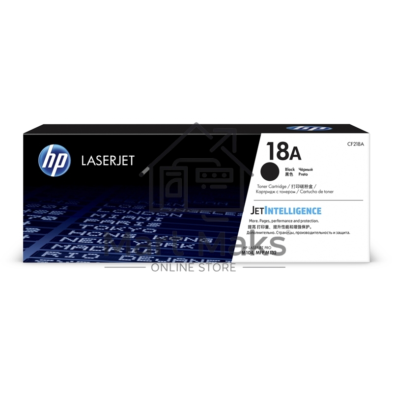 Тонер Картридж HP 18A CF218A черный для HP LJ Pro M104/M132 (1400стр.)
