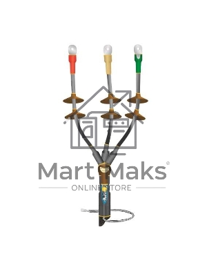 Муфта кабельная концевая наружной установки 10кВ КНТпН 3х(70-120мм) с болтовыми наконечниками Нева-Транс Комплект 22020121