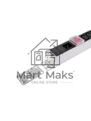 Вертикальный блок розеток ЦМО Rem-16 с выкл., 14 IEC 60320 C13, 10 C19, вход C20 16A, алюм., 33-38U (R-16-14C13-10C19-V-1420)