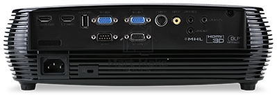Проектор ACER X1228H (DLP, XGA 1024x768, 4500Lm, 20000:1, +НDMI, Wi-Fi, 3D Ready, 2.7kg)
