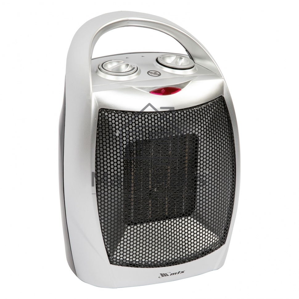 Тепловентилятор MTX FHC-1500, серый, 750/1500 Вт, 15 м2, термостат