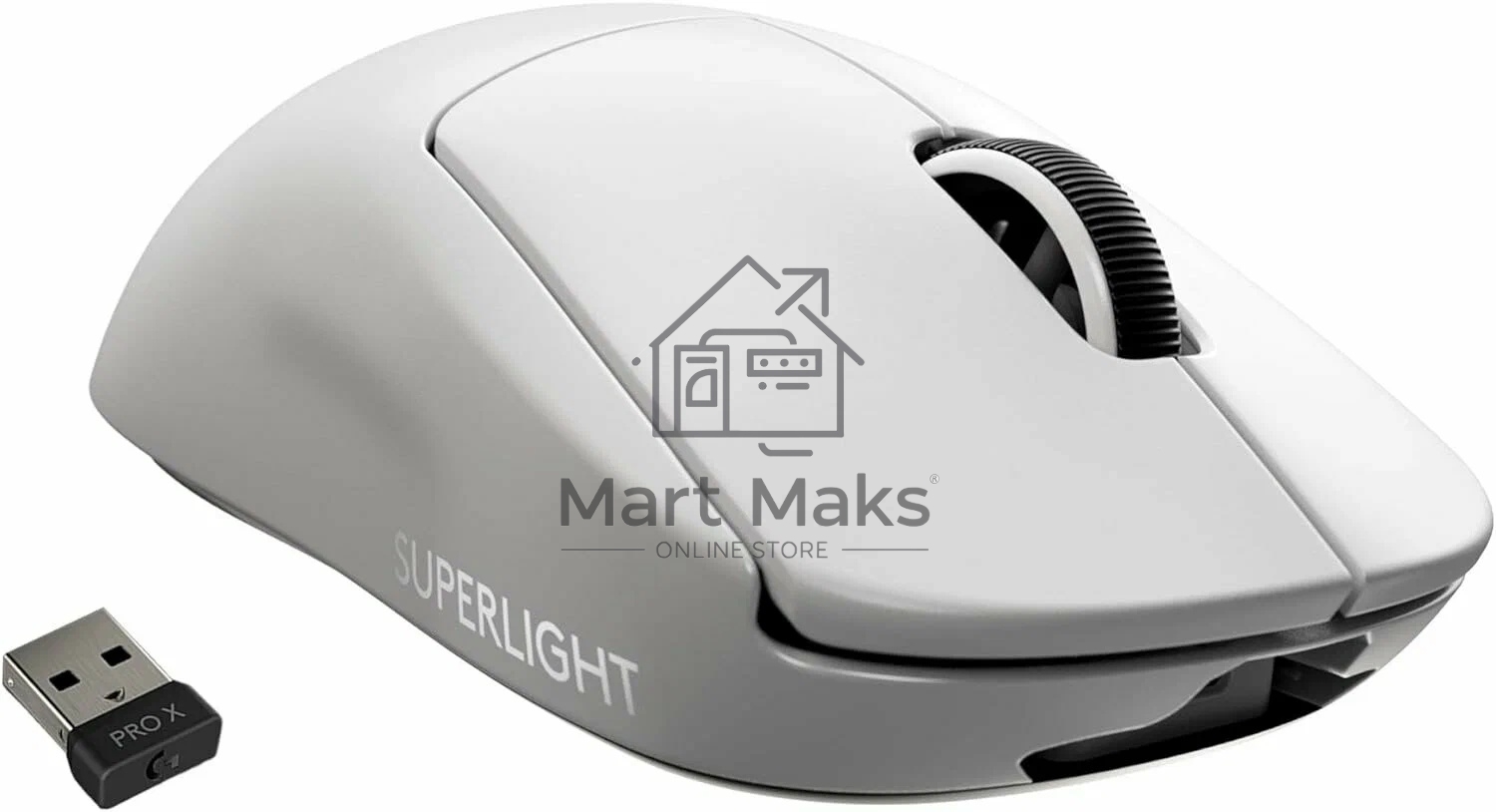 Мышь беспроводная Logitech G PRO X SUPERLIGHT 2 белый, 32000 dpi, радиоканал, USB, кнопки - 5