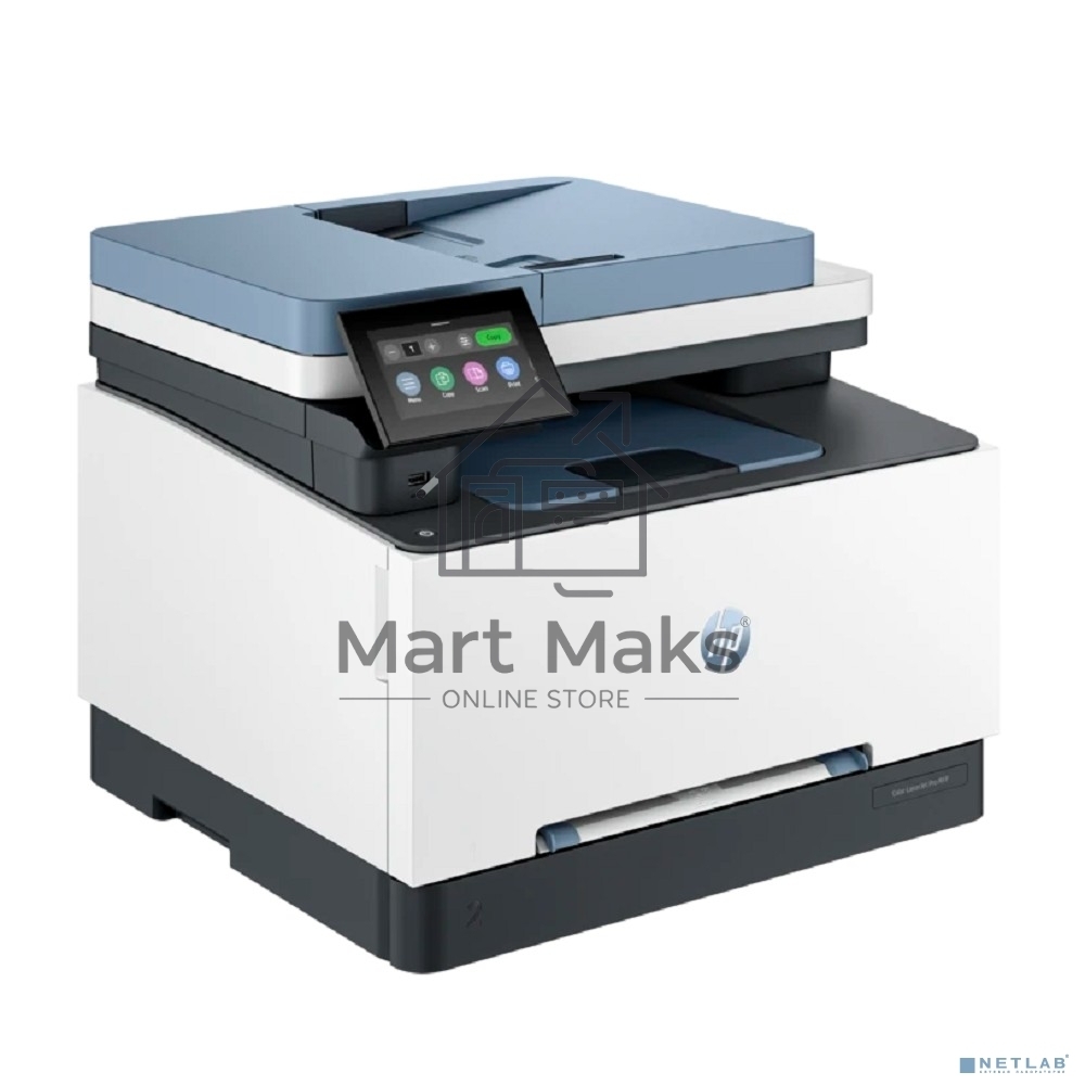 МФУ лазерный HP Color LaserJet Pro MFP 3303fdn, A4, цветной, печ. до 25 стр/мин., скан. до 19/8 стр/мин., 600х600 dpi (печ.), 1200x1200 dpi (скан.), USB, Ethernet (RJ-45)