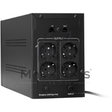 Источник бесперебойного питания ExeGate SpecialPro UNB-1200.LED.AVR.EURO.RJ 1200VA/750W, LED, AVR, 4 евророзетки, RJ45/11, черный