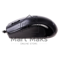 Мышь проводная Oklick 185M черный, 1200 dpi, USB, кнопки - 3