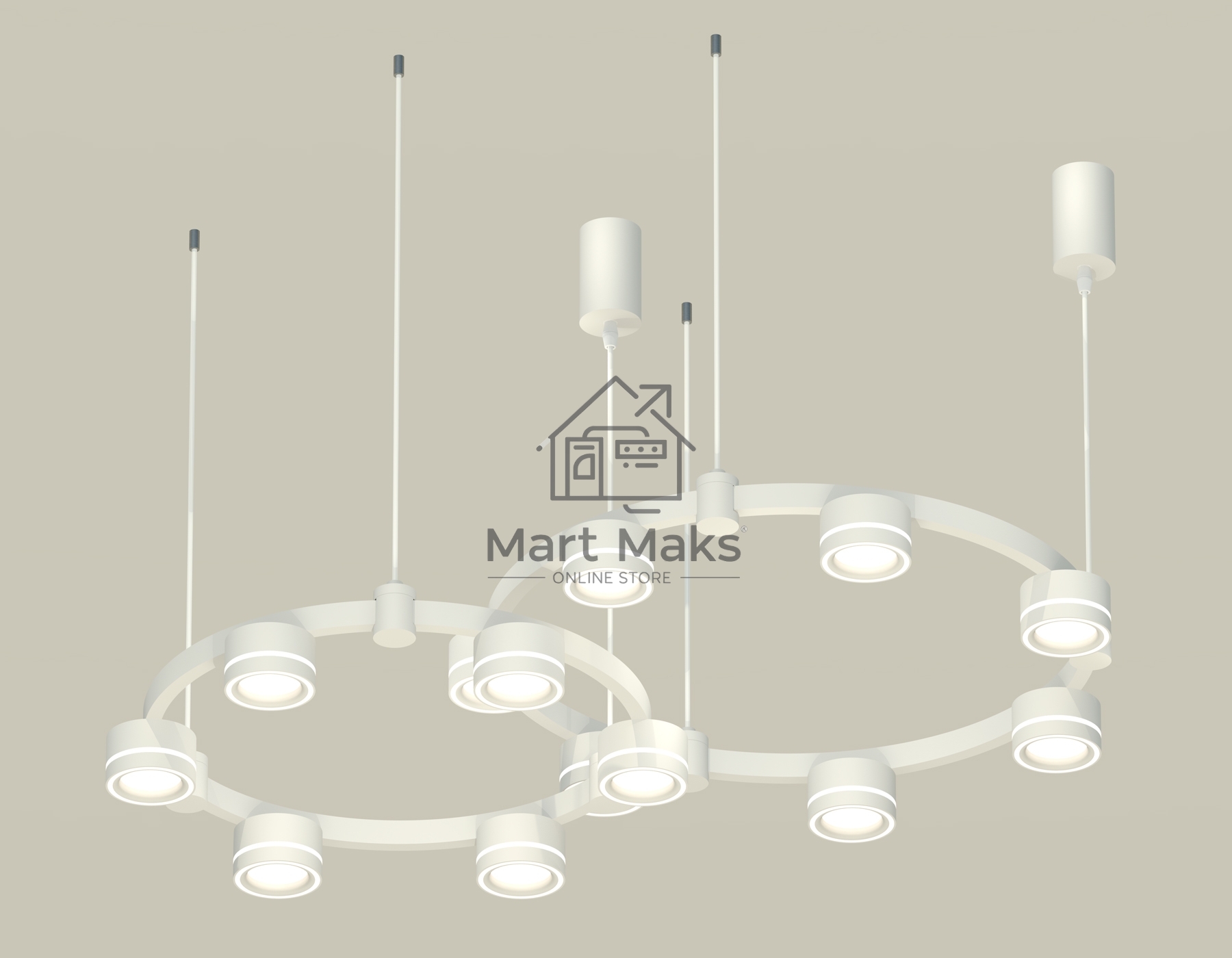 Светильник Ambrella light XR92081003/13 SWH/FR белый песок/белый матовый GX53 (A9208, C9236, C9231, N8433)