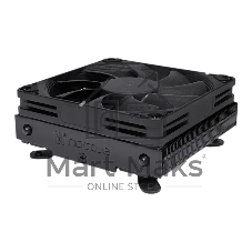 Кулер для процессора Noctua NH-L9i chromax черный, 92 мм, медь, 2500 об/мин, 23.6 дБ, 4 pin PWM, 95 Вт, высота 37 мм