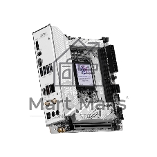 Материнская плата MSI MPG B860I EDGE TI WIFI, LGA 1851, Intel B860, 2xDDR5 (до 128 ГБ), 2xSATA, 2xM.2 (1xPCIe 5.0, 1xPCIe 4.0/SATA), 1xPCIe 5.0 x16, 1xHDMI, 1x5Gb LAN, Wi-Fi 7, Bluetooth 5.4, 1xUSB-C 40Gbps (Thunderbolt 4), 1xUSB-C 10Gbps, 1xUSB-A 10Gbps, 4xUSB-A 5Gbps, 2xUSB-A 2.0, 3x3.5 мм + S/PDIF оптический, 7.1, белый/серебристый, Mini-ITX