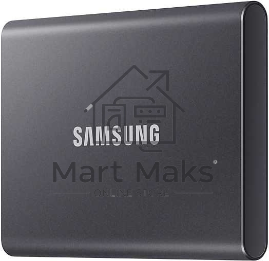 Твердотельный накопитель Samsung SSD 2TB T7, USB Type-C, R/W 1000/1050MB/s, Titanium