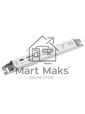 Электронный пускорегулирующий аппарат IEK 218 для линейных ЛЛ Т8 Электронный пускорегулирующий аппарат IEK 218 для линейных ЛЛ Т8