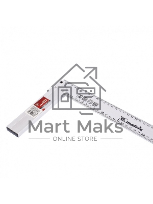 Угольник Matrix, 350 мм, алюминиевый, литой