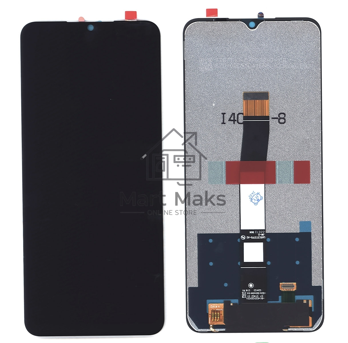 Дисплей (модуль) для Xiaomi Redmi 10C, Poco C40 сборе с тачскрином черный