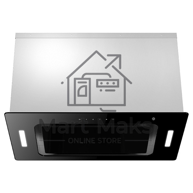 Вытяжка встраиваемая Evelux Arvid 60 BG черный, 60 см, 950 куб. м/ч, 49 дБ