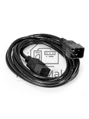 Кабель питания (UPS) ExeGate Special EC20-3S (IEC 320 C19->C20, 3*1.5мм2, CCA, черный, 3м)