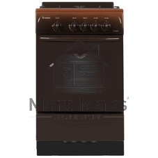Плита газовая Gefest CG 50М02 К83 коричневый, конфорок 4 шт, духовка 42 л, 50 см x 85 см x 53 см