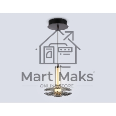 Подвесной светодиодный светильник Ambrella light LH31003 GR/SM серый/дымчатый 10W 3000K 150*150*240