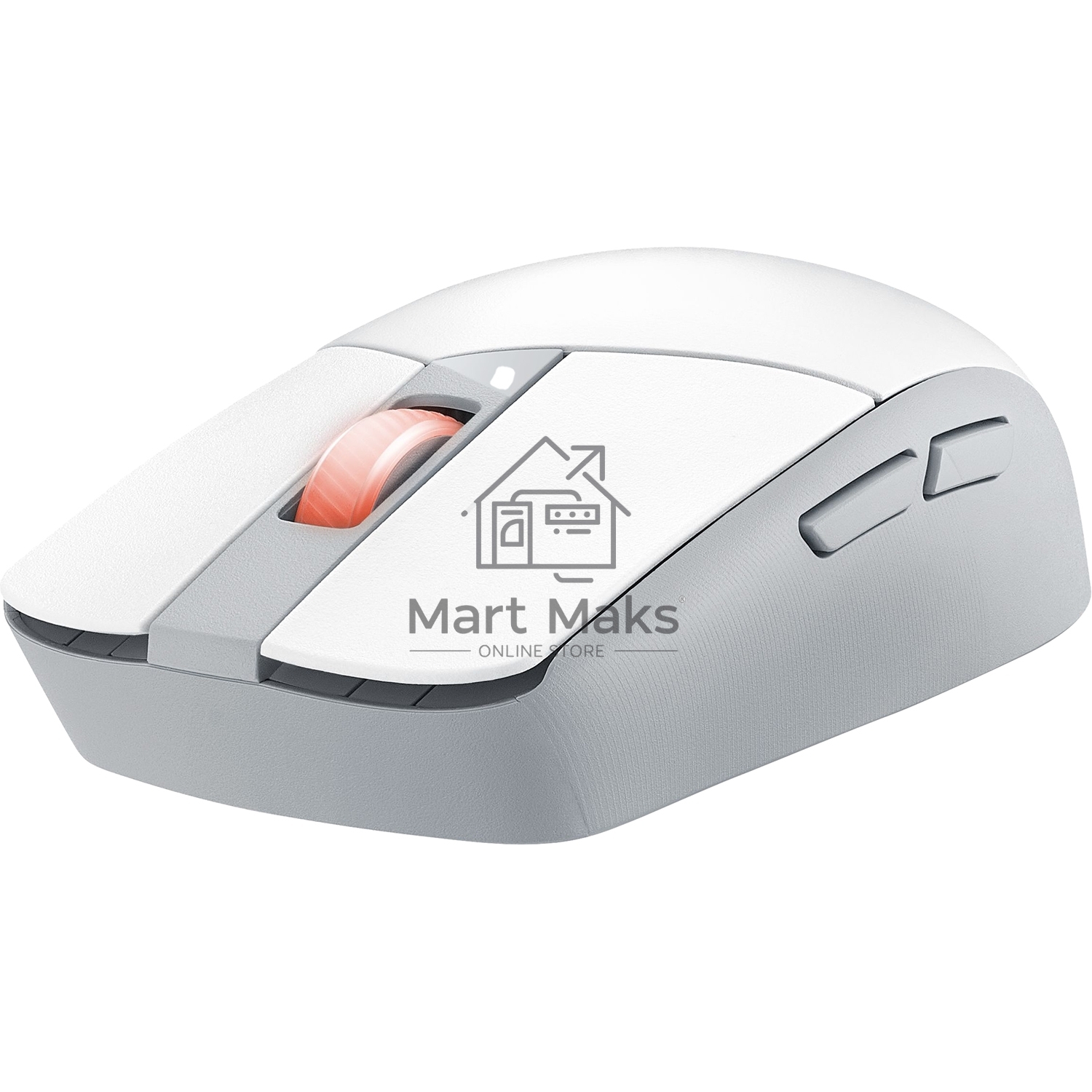 Мышь беспроводная ASUS P520 ROG STRIX IMPACT III белый, 36000 dpi, Bluetooth / USB, Bluetooth / радиоканал, кнопки - 5