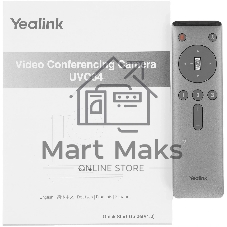 Камера YEALINK UVC84 (USB-видеокамера 4k 12Х PTZ для миниПК/MVC900/BYOD, AMS 2 года), черный