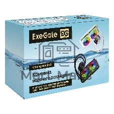 Комплект водяного охлаждения ExeGate DigitalFreezer-240.PWM.ARGB.White (3 PIN 5V ADDRESSABLE RGB подсветка, LGA1954/1851/1700/1200/115x/2066/2011/AM5/AM4, TDP 260W, 2x Fan 120mm 4pin PWM 600-1800RPM Hydro bearing, помпа 3pin 2700RPM, макс. шум 37db, с термопастой, на винтах, черный, RET)