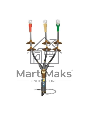 Муфта кабельная концевая наружной установки 10кВ КНТпН 3х(150-240мм) с болтовыми наконечниками Нева-Транс Комплект 22020122