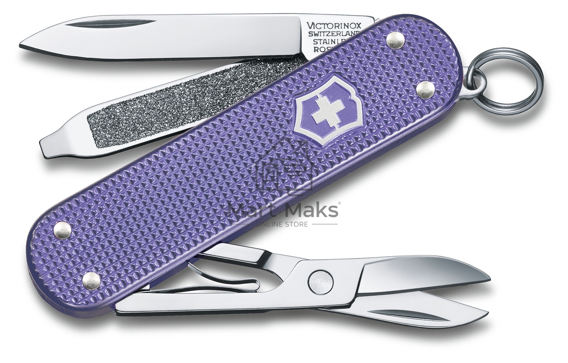Нож перочинный Victorinox Classic Electric Lavender (0.6221.223G) 58мм 7 функций карт.коробка