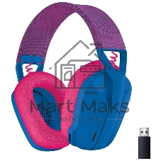 Гарнитура беспроводная Logitech Headset G435 LIGHTSPEED Wireless Gaming BLUE - Retail