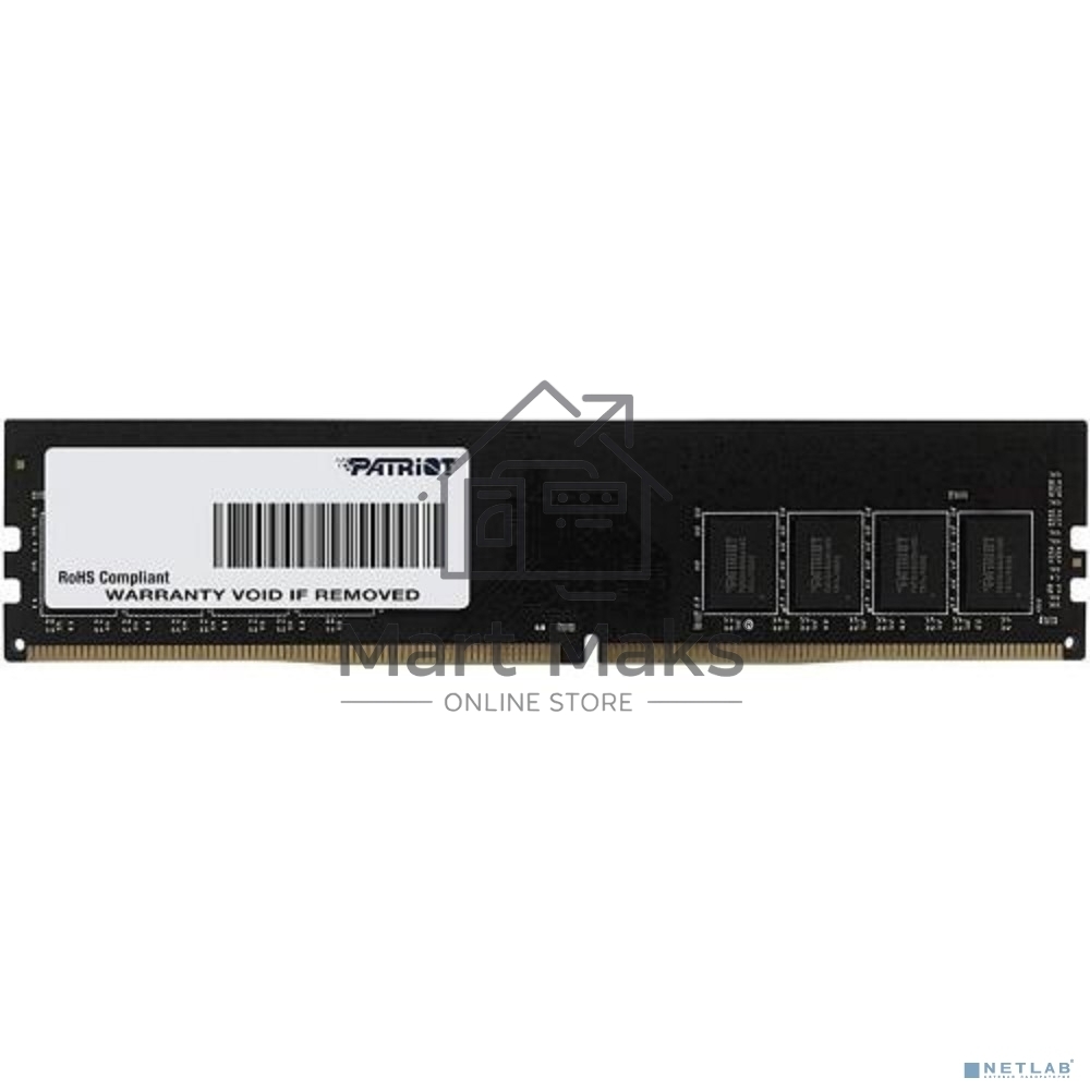Оперативная память Patriot Signature, DDR4, 16GB (1x16 GB), 2666 MHz, CL19, DIMM