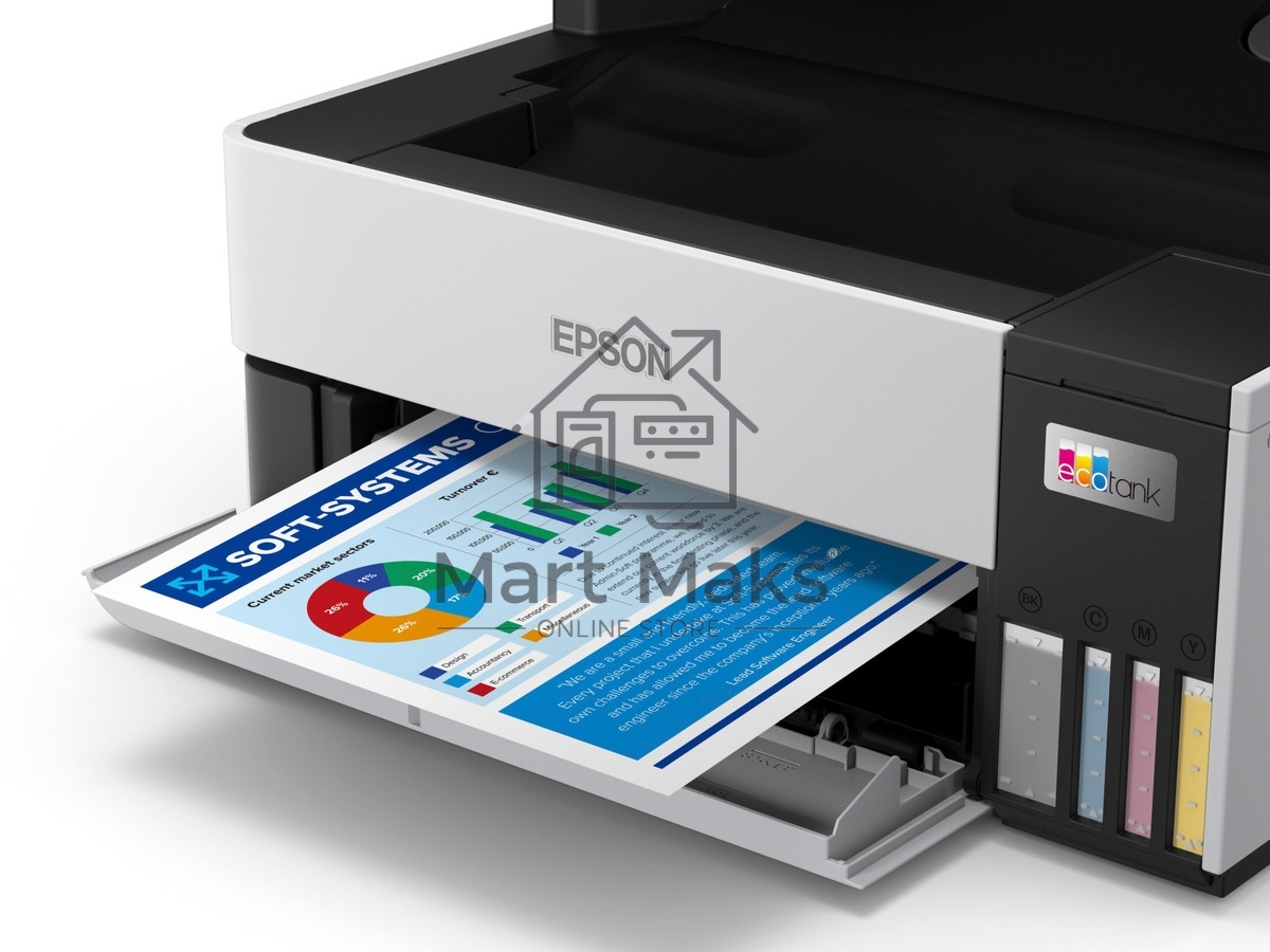 МФУ струйный Epson L6490 (C11CJ88405), A4, цветной, печ. до 17 стр/мин. (ч/б) до 9.5 стр/мин. (цвет), 1200 x 4800 dpi (печать) 1200x2400dpi (скан.), USB, RJ-45, Wi-Fi