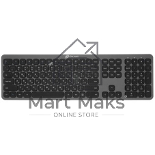Комплект клавиатура+мышь Oklick 300M беспроводной, USB, 1600 DPI, серый/чёрный
