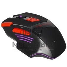 Мышь проводная Qumo Predator M80 черный, 3200 dpi, USB, кнопки - 8
