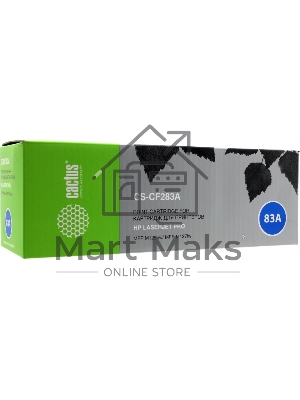 Картридж лазерный Cactus CS-CF283A черный (1500 стр.) для HP LaserJet Pro MFP M125nw, MFP M127fw