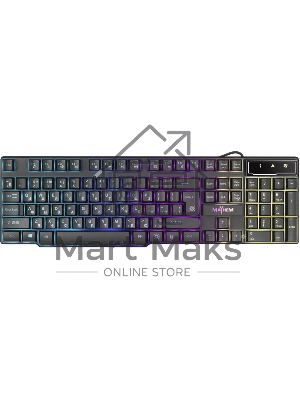 Клавиатура Defender Mayhem GK-360DL проводная, USB Type-A, чёрный