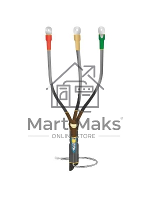 Муфта кабельная концевая внутренней установки 10кВ КВТпН 3х(70-120мм) с болтовыми наконечниками Нева-Транс Комплект 22020055
