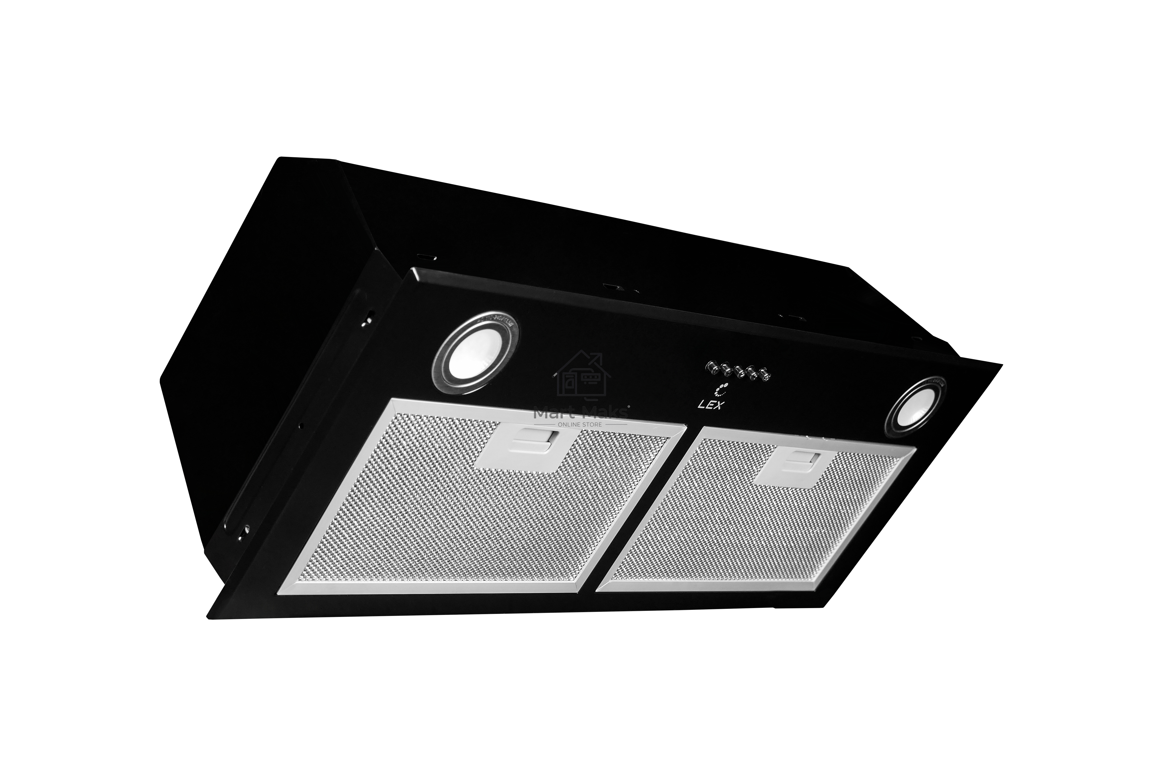 Вытяжка встраиваемая LEX GS Bloc P 900 черный управление: кнопочное (1 мотор)