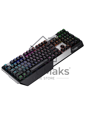 Клавиатура проводная A4Tech Bloody B865R механическая серый/черный USB for gamer LED