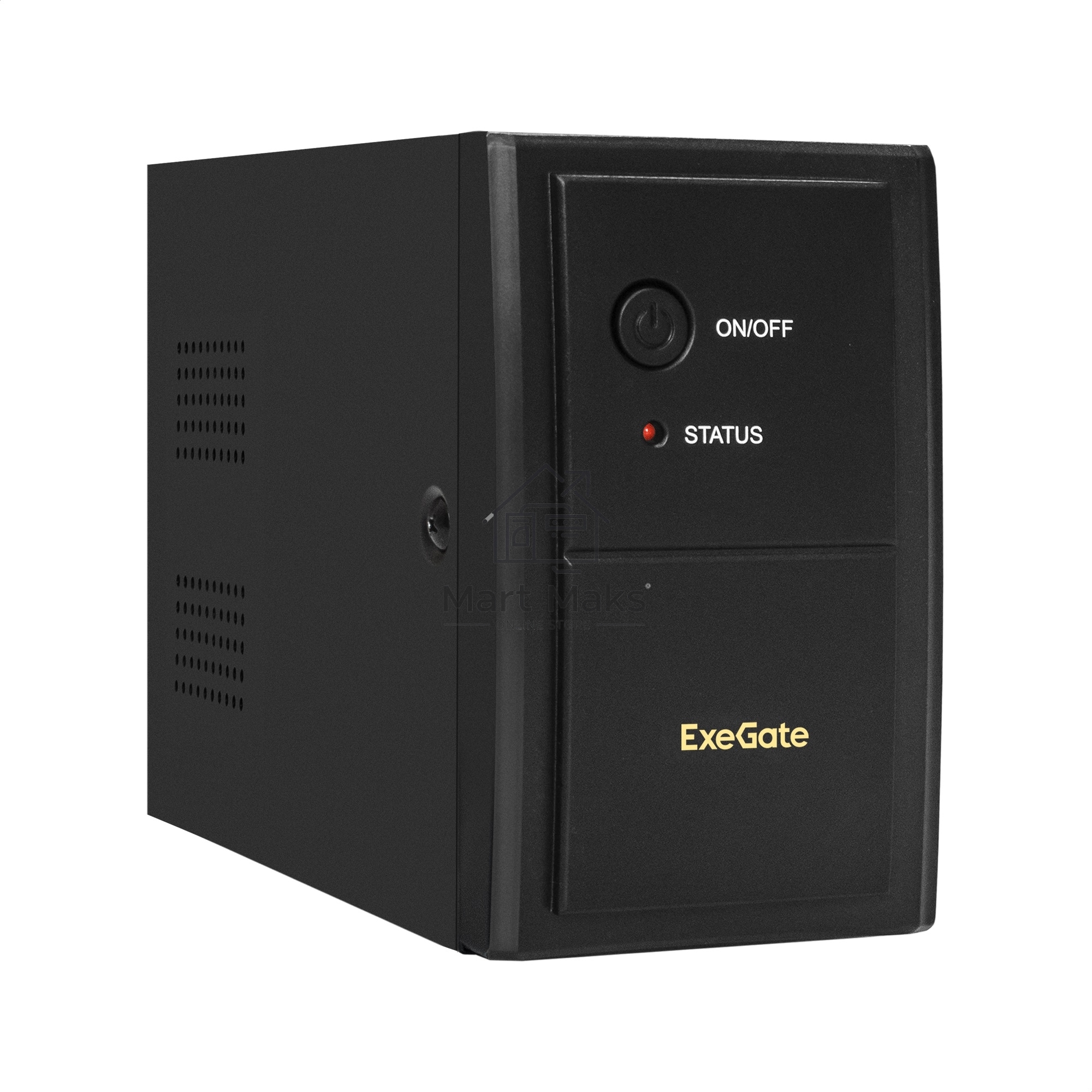 Источник бесперебойного питания ExeGate EX292773RUS Power Back BNB-800.LED.AVR.4C13 <800VA/480W, LED, AVR, 4*C13, металлический корпус, Black>