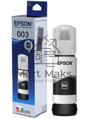 Чернила EPSON C13T00V198 черный (65 мл.) для L11050, L1110, L1210, L3101, L3110, L3156, L3210, L3215, L3216, L3250, L3256, L3258, L3260, L3550, L3556, L5290