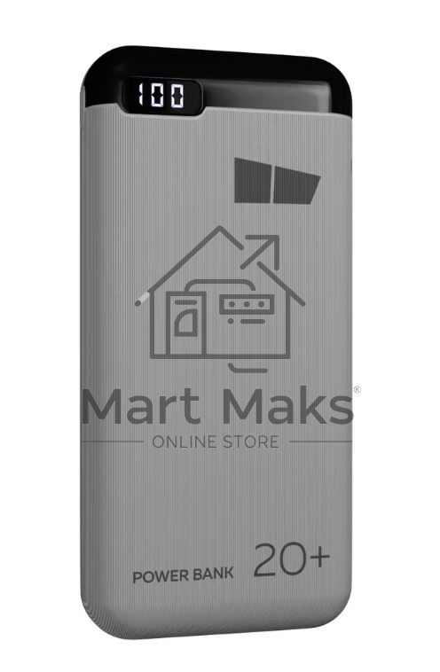 Внешний аккумулятор 20000mAh Smart 3USB Type-C 3A PD 20W+QC3.0 быстрая зарядка More choice PB32S-20, белый