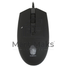 Мышь проводная Qumo Pretender M53 черный, 3200 dpi, USB, кнопки - 4