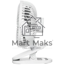 Вентилятор Centek CT-5045 белый, настольный, 5 Вт, 4 скорости, 15 см