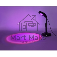 Атмосферная светодиодная настольная лампа Ambrella light DE8385 BK черный LED RGB 3W (ПДУ RGB)