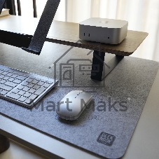 Коврик для мыши Mouse pad GEEK NOOK 100 х50CM Light Gray Felt