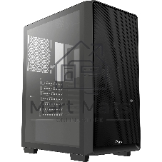 Компьютерный корпус Ocypus Gaммa C60 BK ATX/win/black/no PSU/Tempered Glass