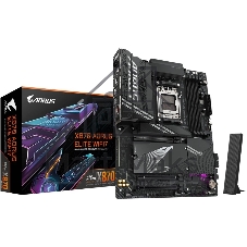 Материнская плата GIGABYTE X870 AORUS ELITE WIFI7, AM5, AMD X870, 4xDDR5, 4xSATA, 4xM.2, 1xPCIe 5.0 x16, HDMI, USB Type-C, 1x2.5Gb LAN, 2x3.5 мм, 7.1, ATX