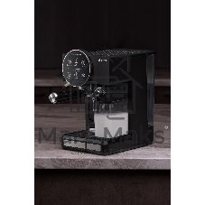 Кофеварка рожковая Vitek Midnight VT-8490 черный/серебристый 1,65 л 1238Вт 15 бар