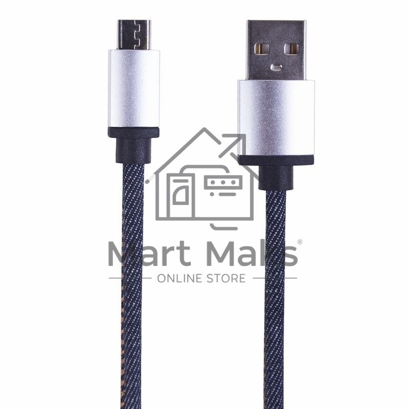 Кабель Rexant (18-4242) USB кабель MicroUSB, шнур в джинсовой оплетке 